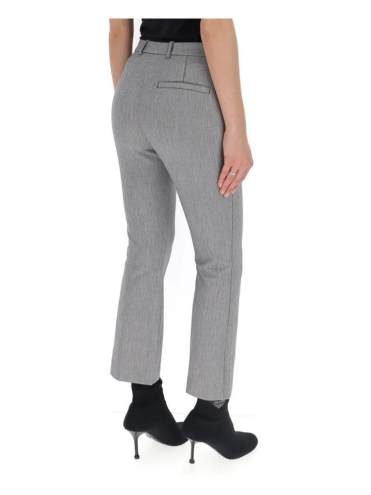 3.1 Phillip Lim Houndstooth Flared Trousers