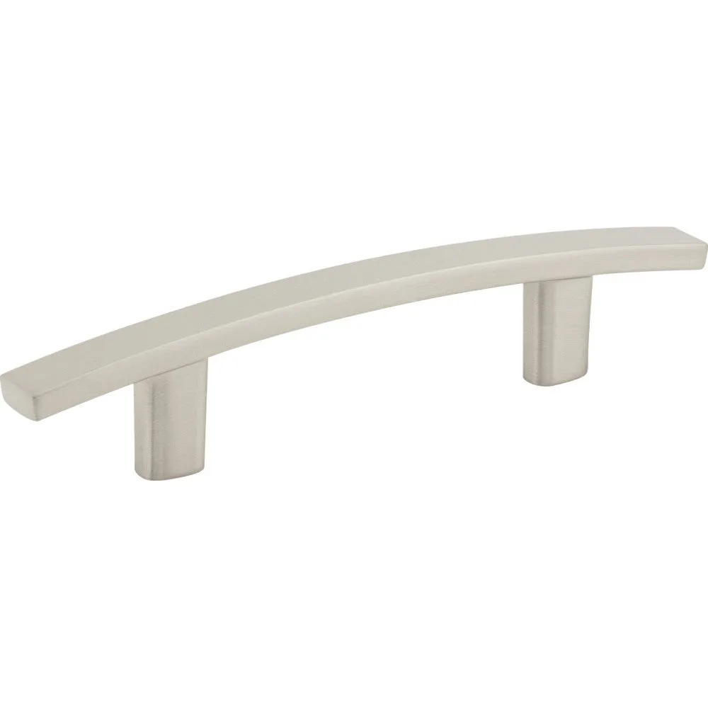 3" CENTER-TO-CENTER SATIN NICKEL SQUARE THATCHER CABINET BAR PULL #859-3SN