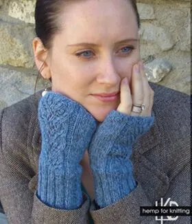 #411 Kathy`s Fingerless Gloves