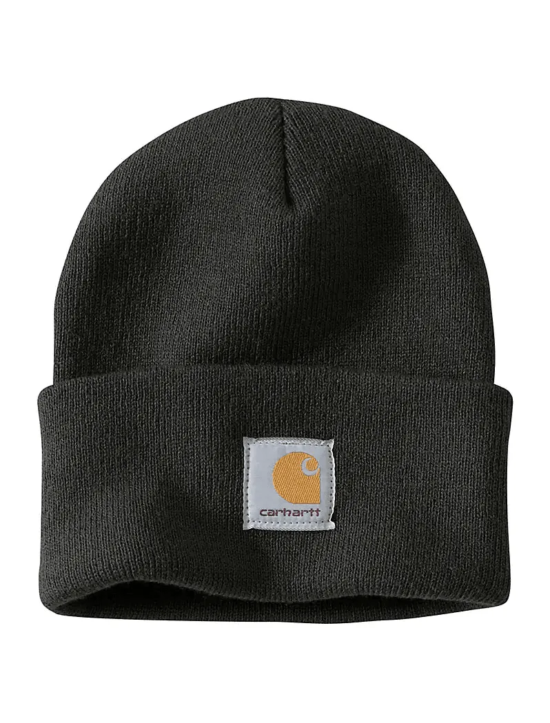 A18 Knit Cuffed Beanie - Black