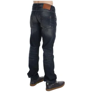 Acht Elegant Straight Fit Low Waist Men's Jeans