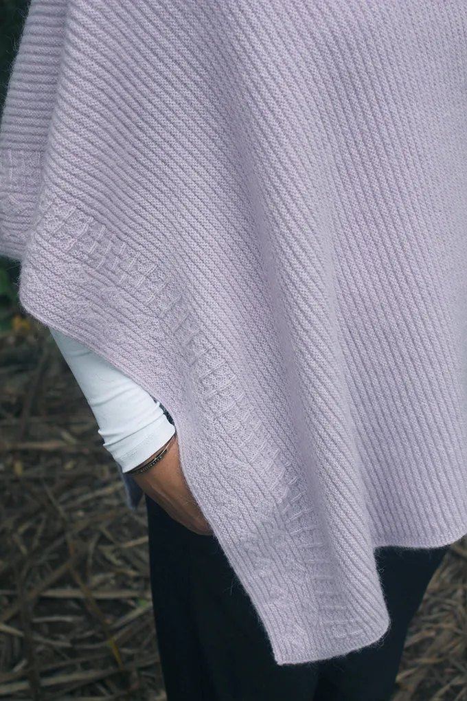 ALPACA RIB PONCHO