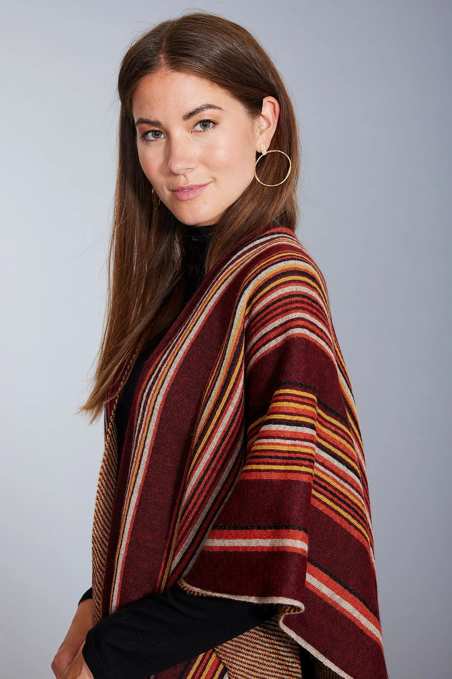 Altiplano Baby Alpaca Poncho - Women's Ruana Wrap