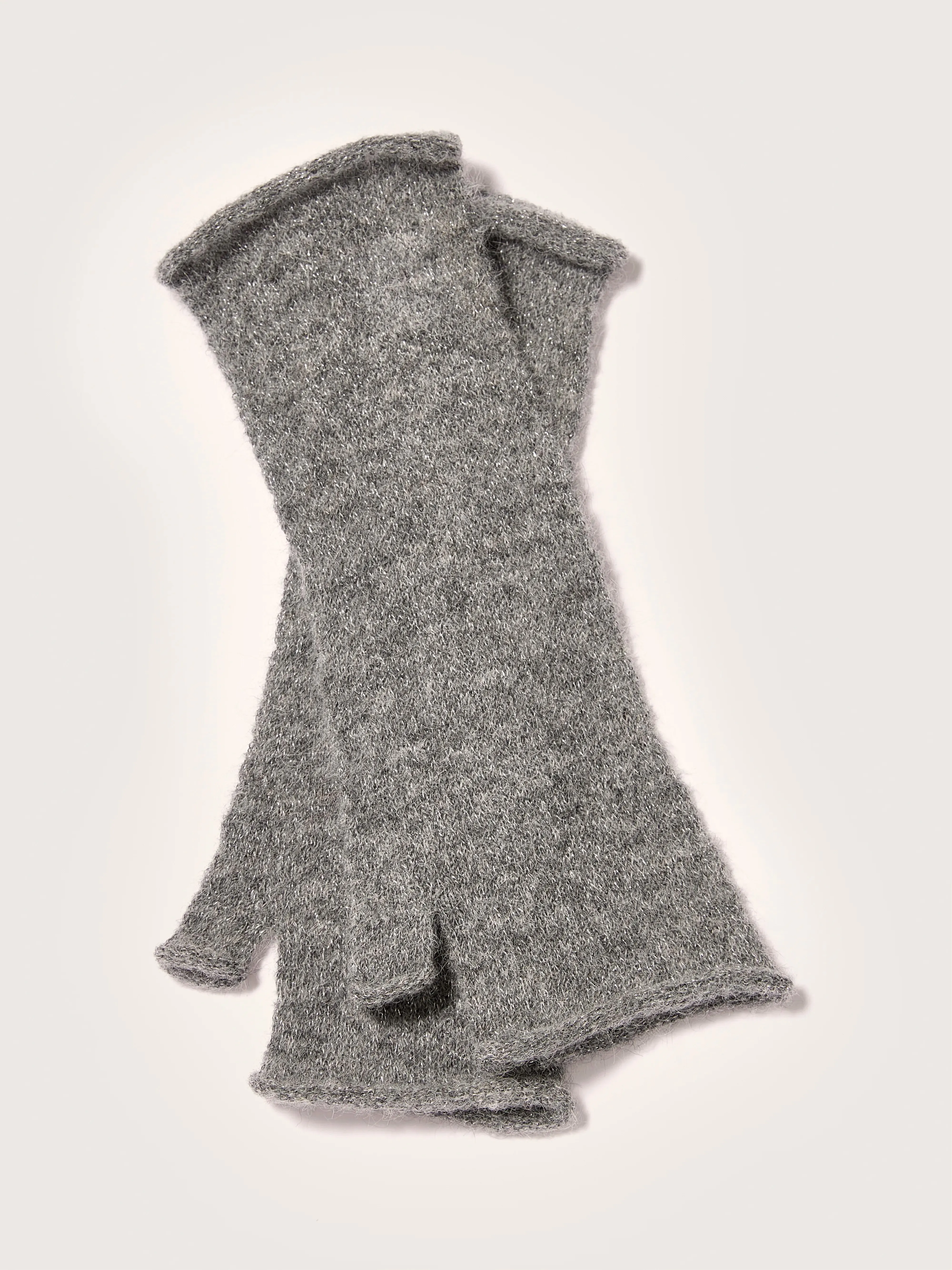 Amain fingerless gloves (242 / W / MID GREY)