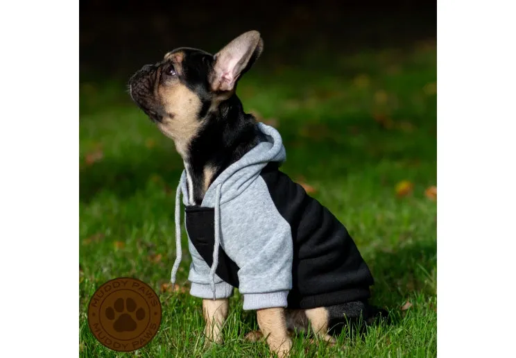 Ancol Muddy Paws Black & Grey Hoodie Dog Jumper