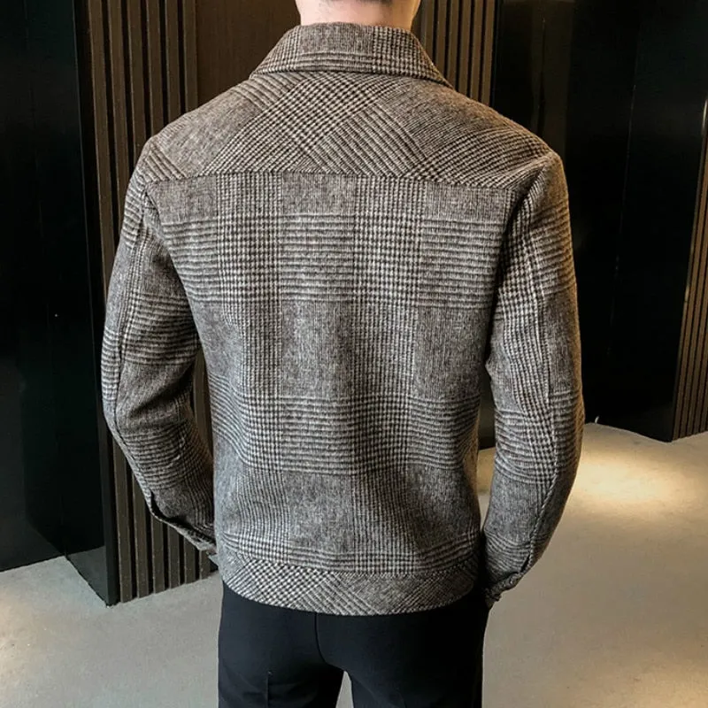 Antonios Patchwork Pattern Coat Men