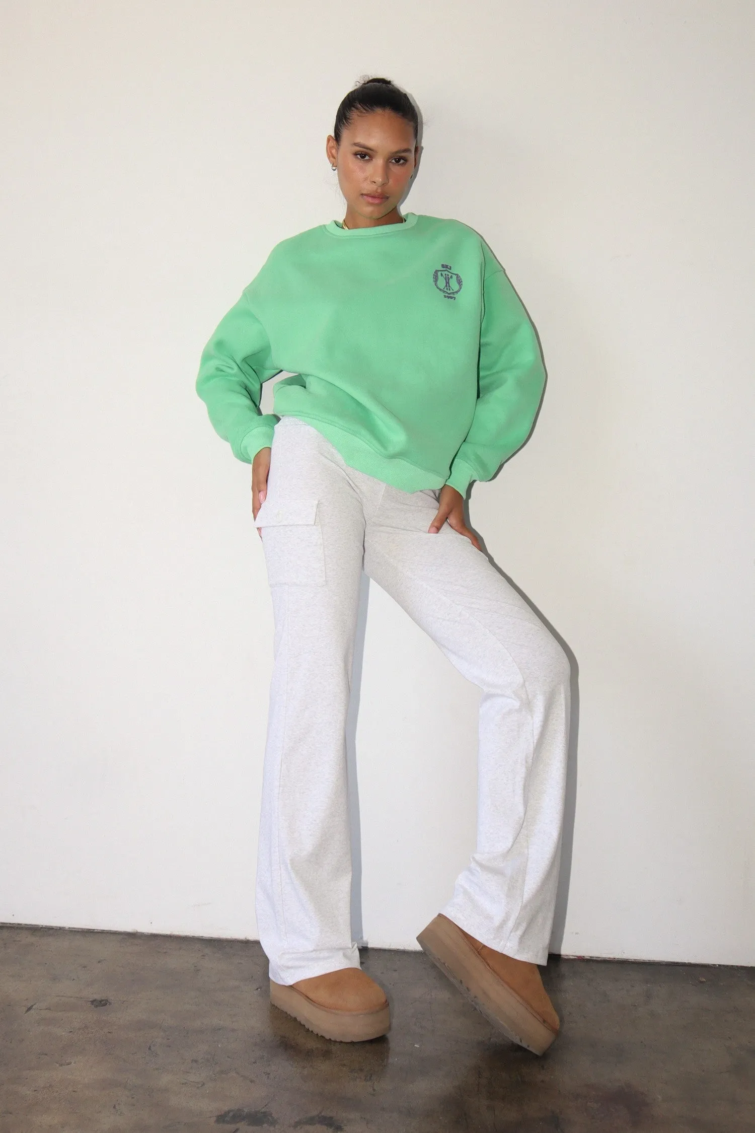 Apres Ski Club Pullover Top Emerald