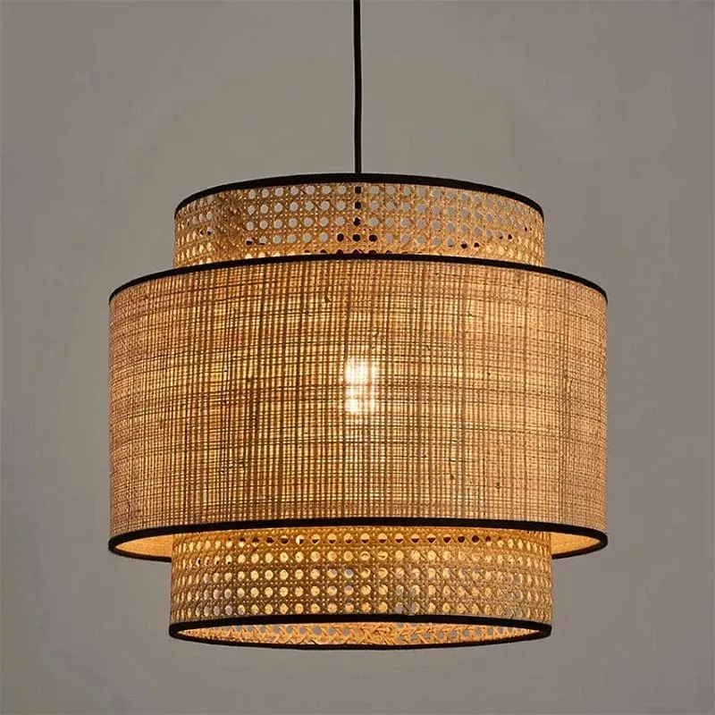 Aryan - Handmade Rattan Woven Pendant Lamp