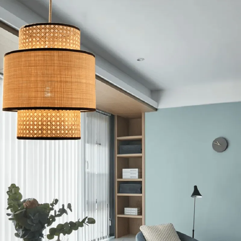 Aryan - Handmade Rattan Woven Pendant Lamp