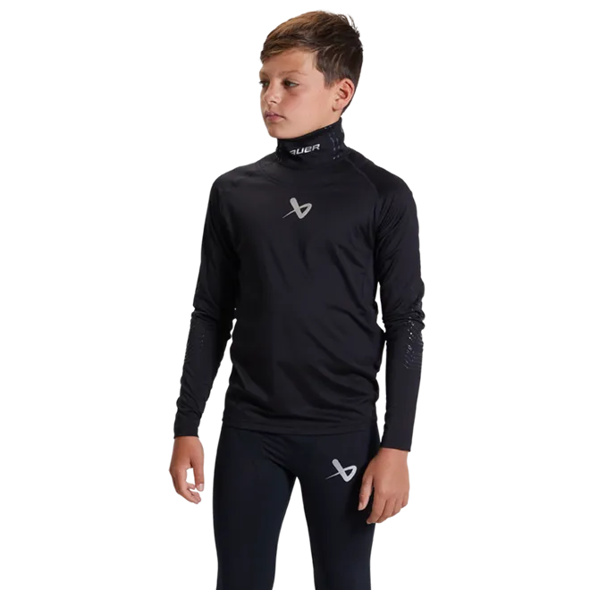 BAUER LS CUT-RESISTANT NECK PROTECT BASE LAYER, YOUTH