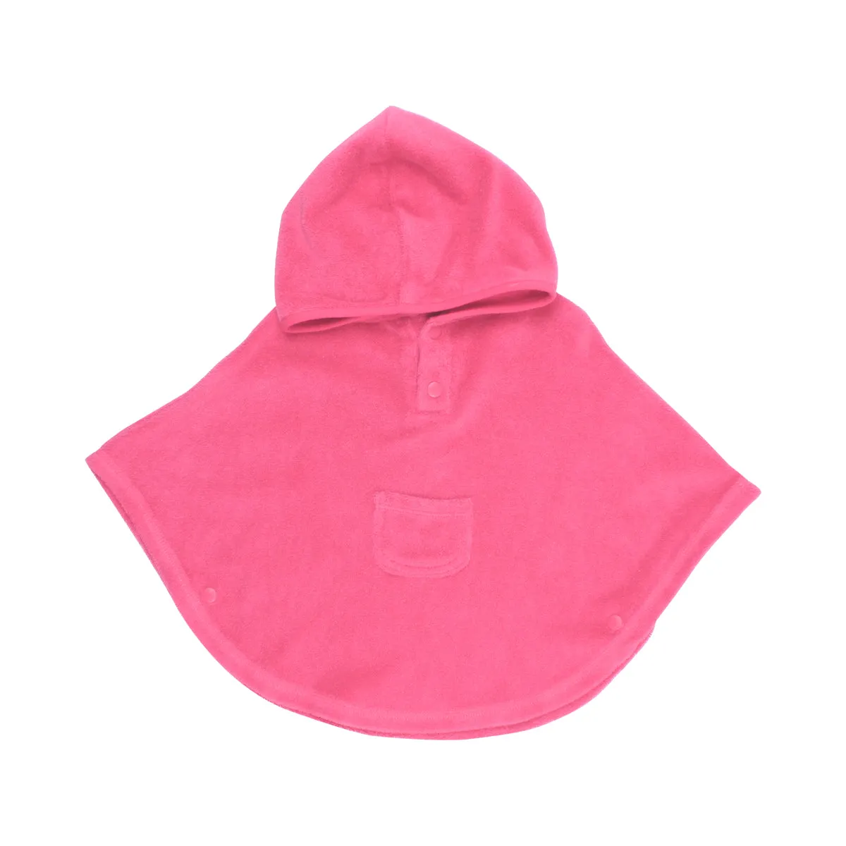 Bebe Hooded Poncho in Pink