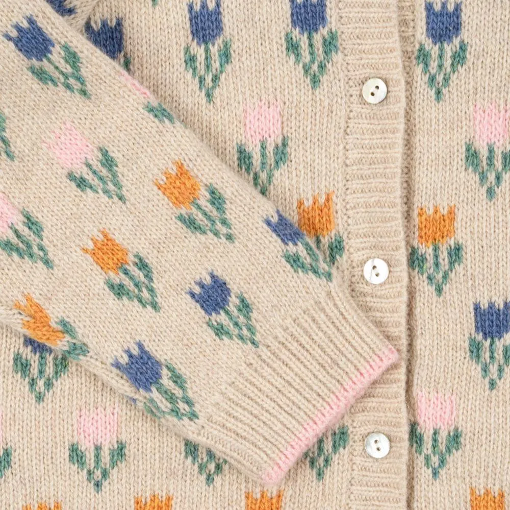 BELOU TULIP KNIT CARDIGAN