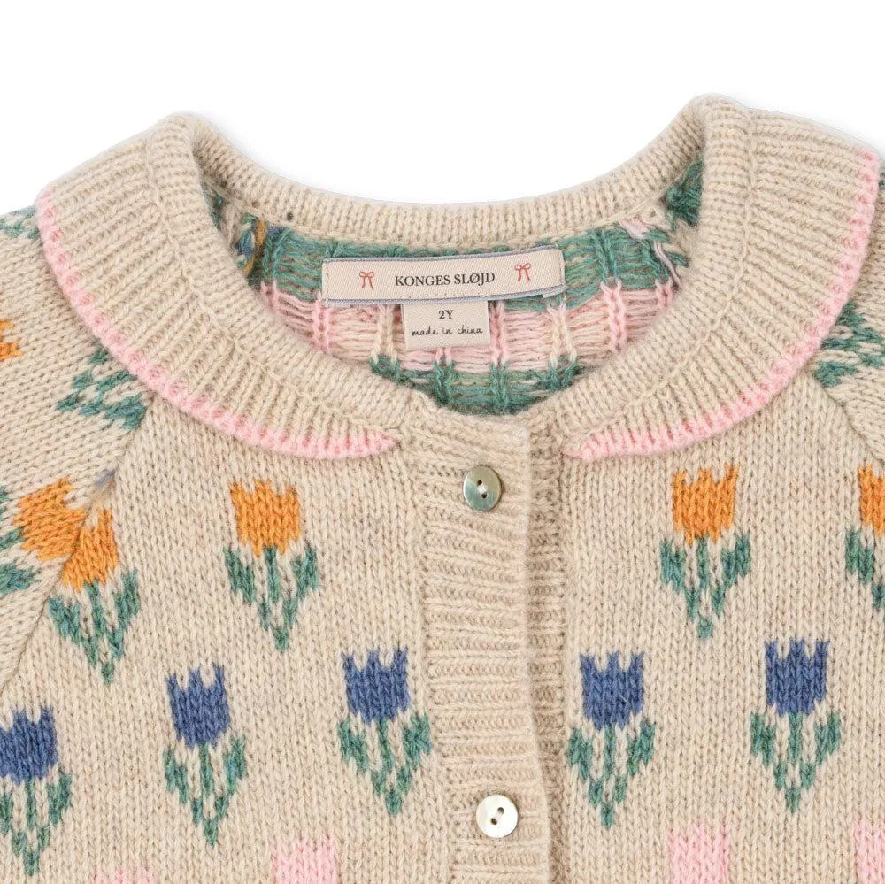 BELOU TULIP KNIT CARDIGAN