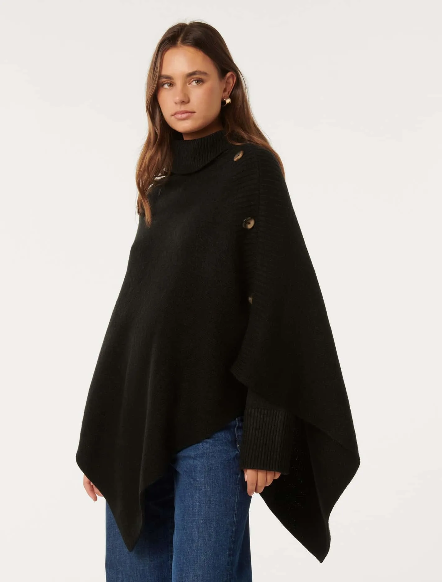 Betty Button Poncho