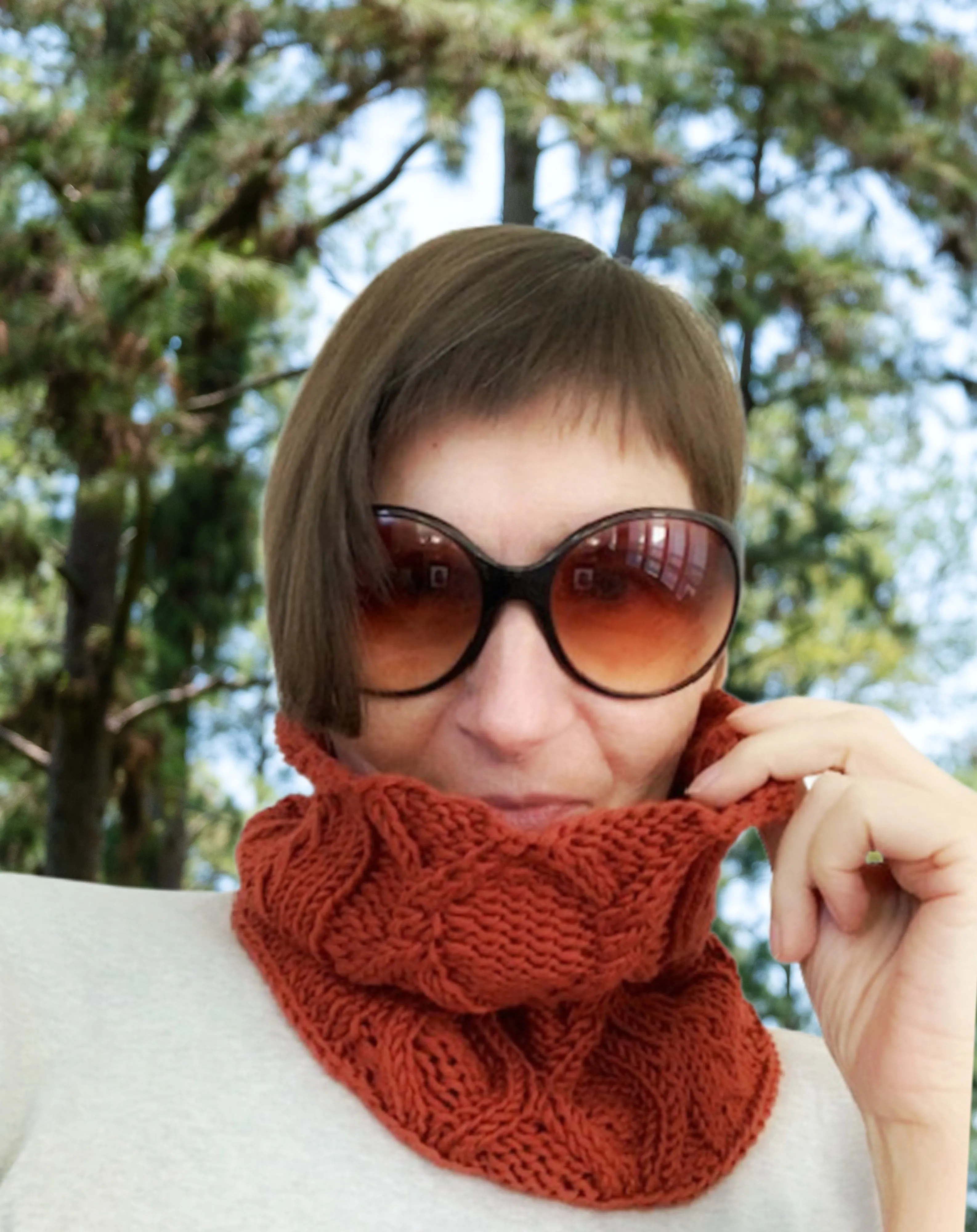 Binault cowl, knit kit