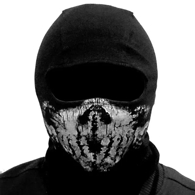 Black Punisher Mask Balaclava Beanies Hats Men Ghost Skull Full Face Warmly Mask Hood Beanie Ggorros Hombre Casquette Bbalaclava