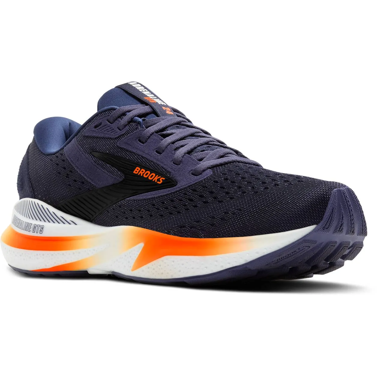 Brooks Adrenaline GTS 24 (Mens) - Peacoat/Orange/White