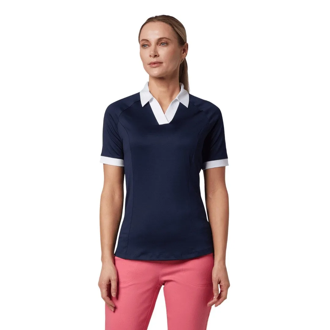 Callaway Ladies Colour Block Golf Polo Shirt CGKSD035