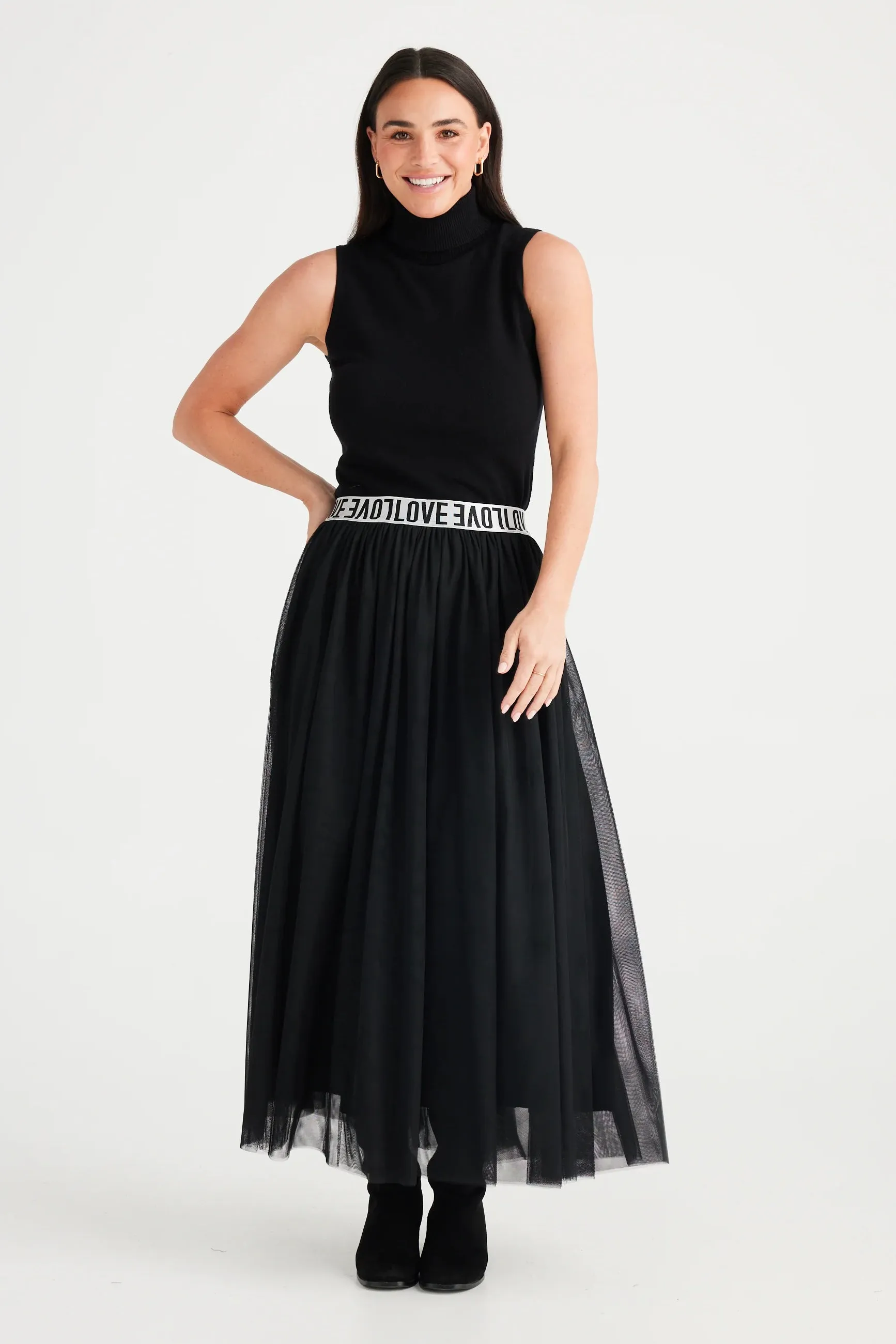 Carrie Skirt in Black with Love