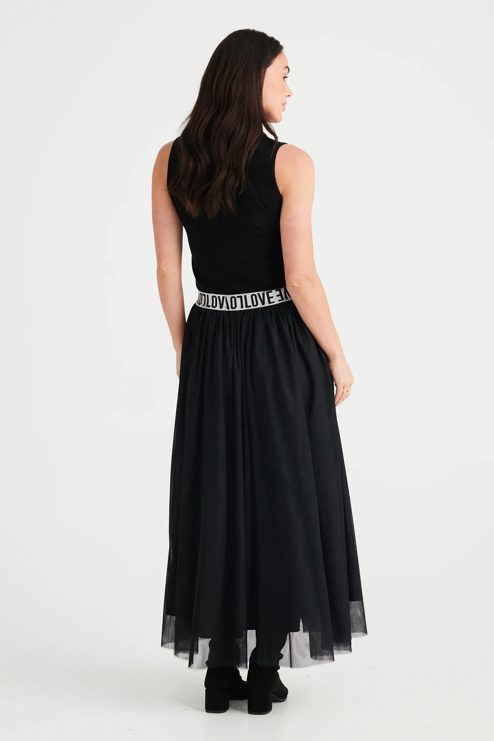 Carrie Skirt in Black with Love