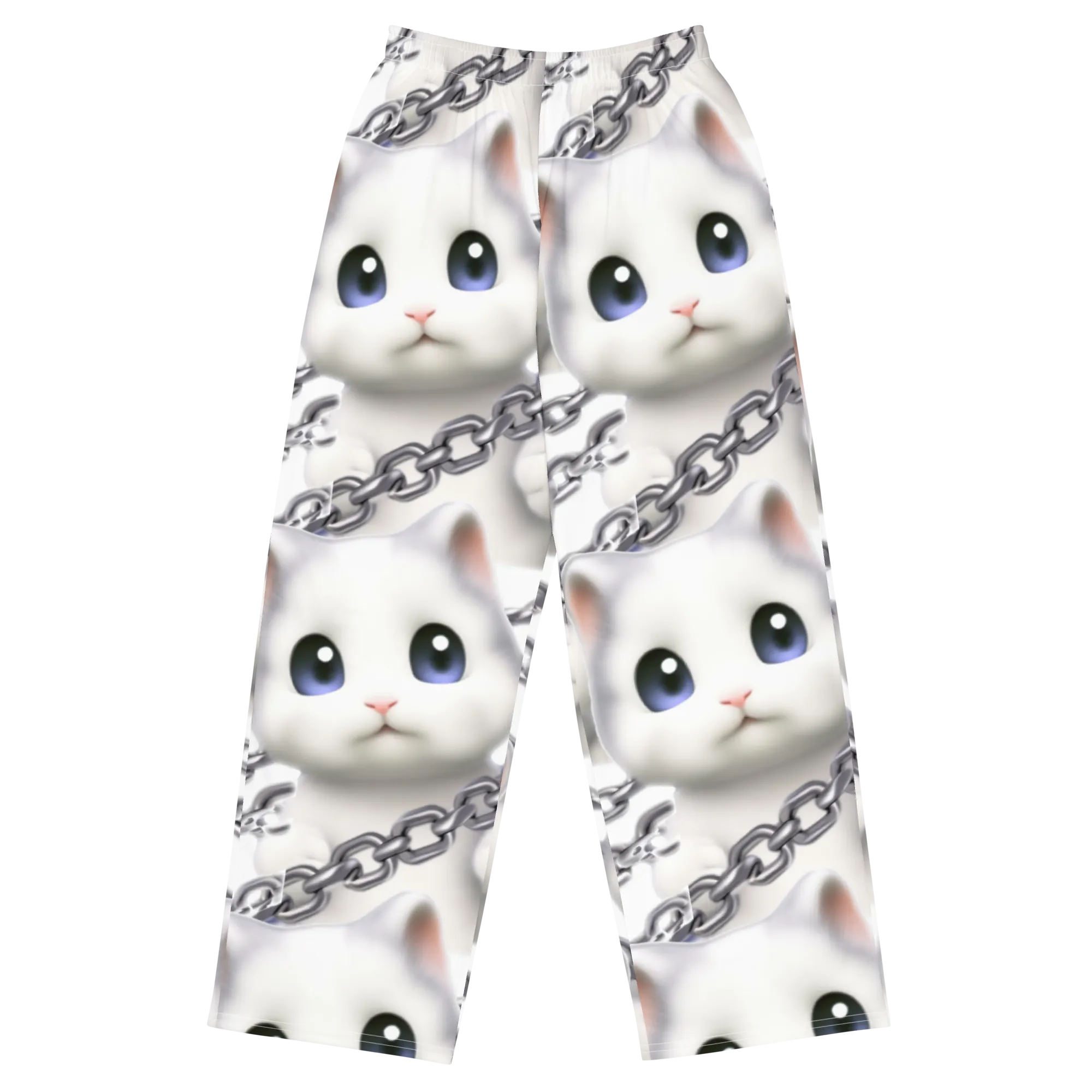 CHAINED CAT® Unisex Wide-Leg Pants