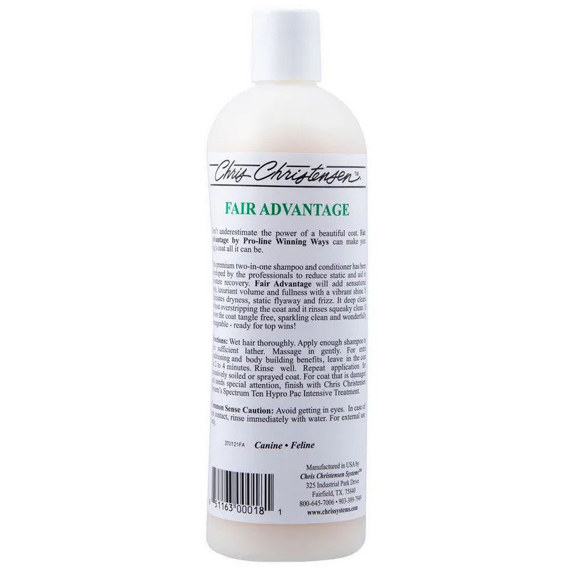 Chris Christensen Pro-Line Fair Advantage Shampoo For Dogs