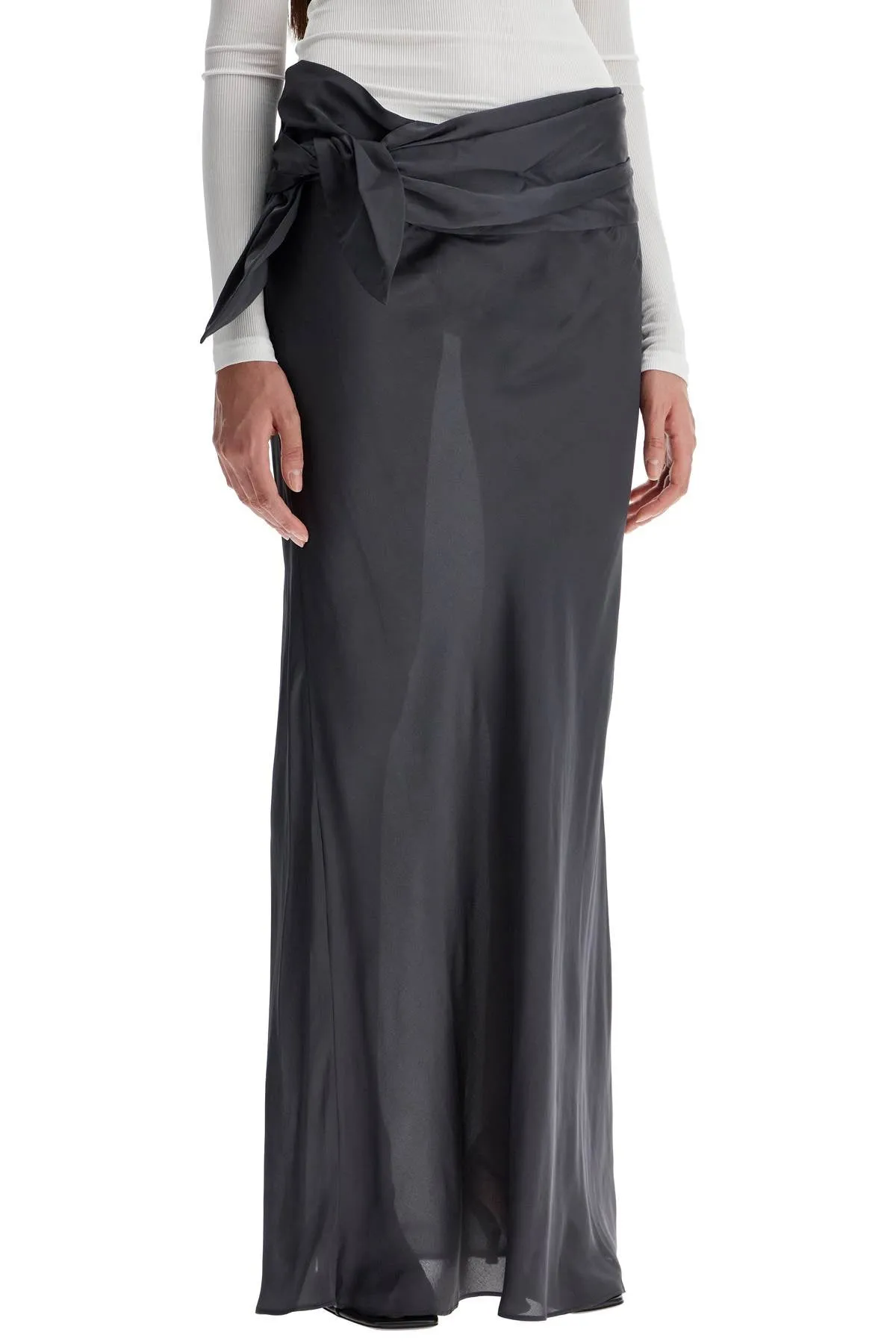 Christopher Esber maxi skirt with knotted detail