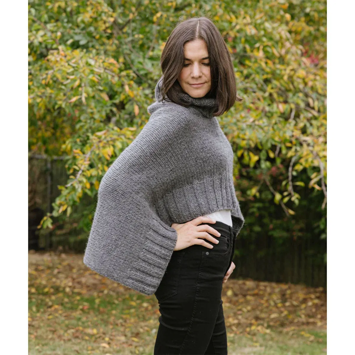 Churchmouse Classics Patterns - Chunky Seamless Poncho