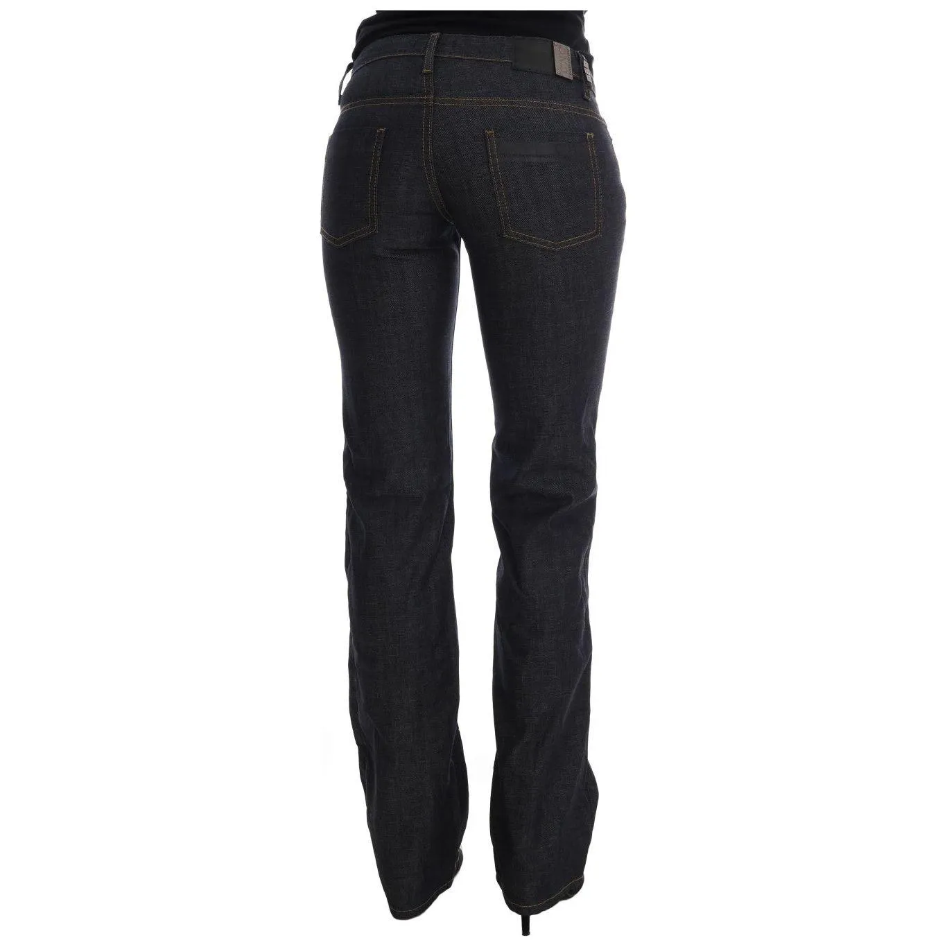 Costume National Chic Dark Blue Straight Fit Jeans