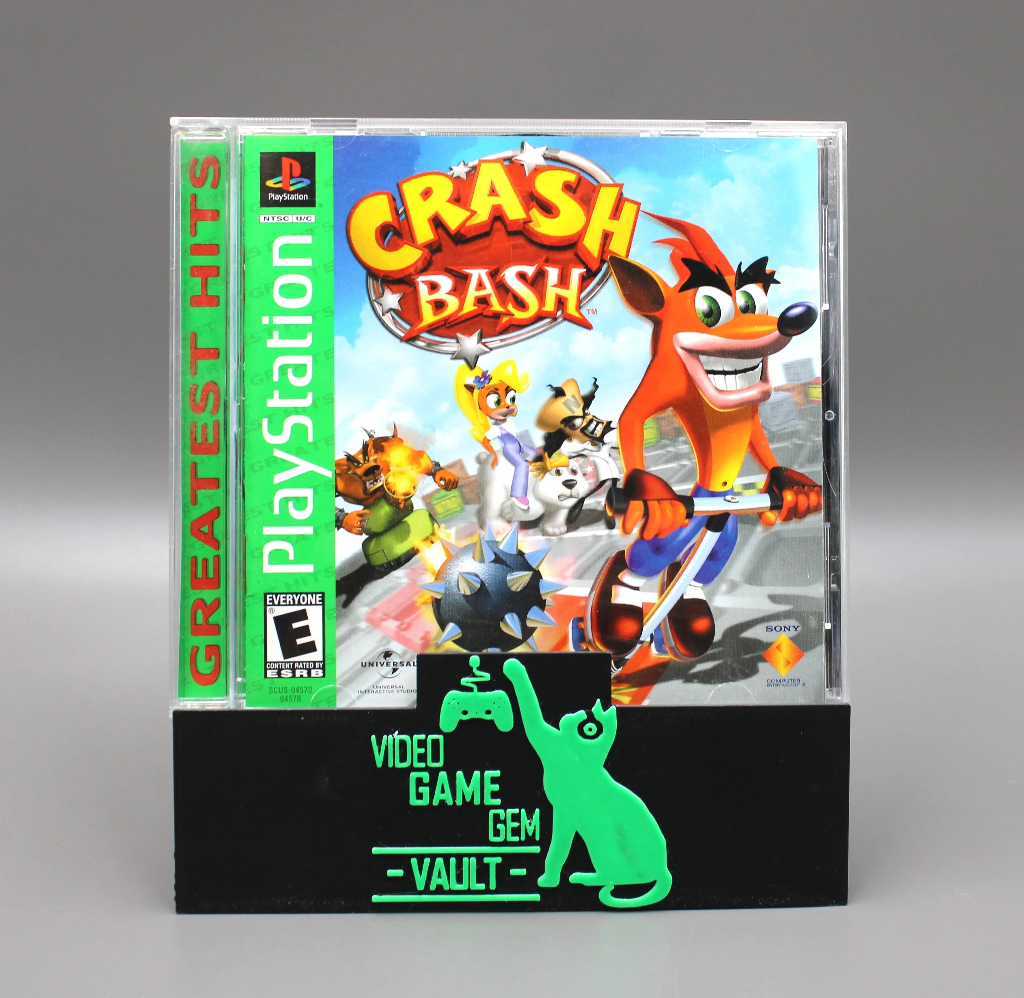 Crash Bash (Sony PlayStation 1, PS1, 2000) Greatest Hits, Complete CIB