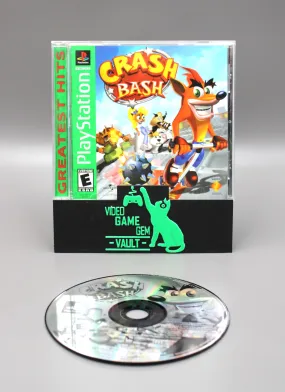 Crash Bash (Sony PlayStation 1, PS1, 2000) Greatest Hits, Complete CIB