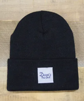 Dave's New York Vintage Logo Beanie - Black