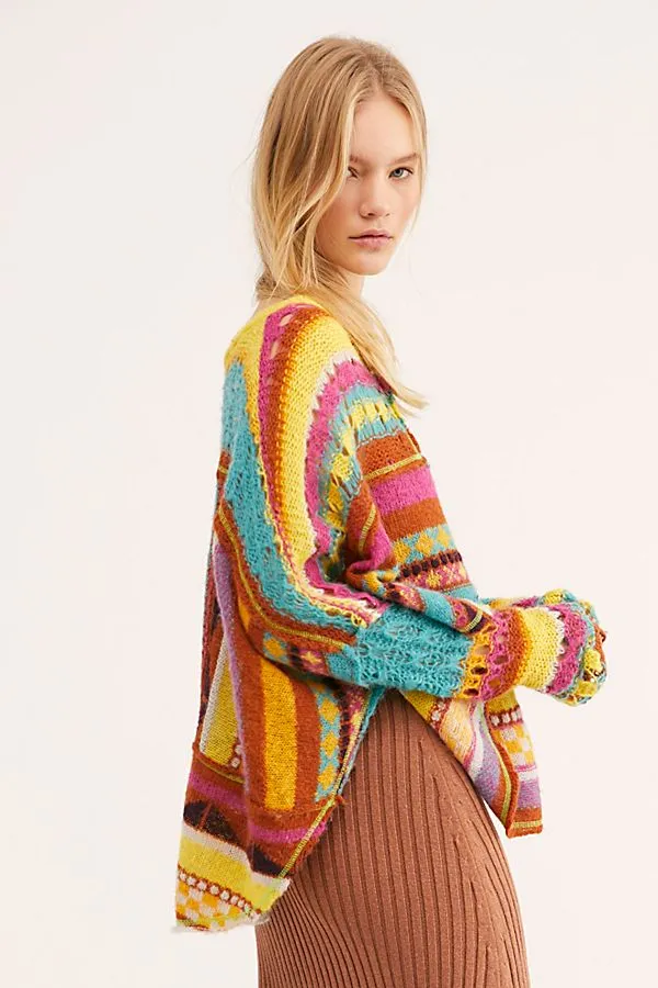 December Skies Poncho - Multi