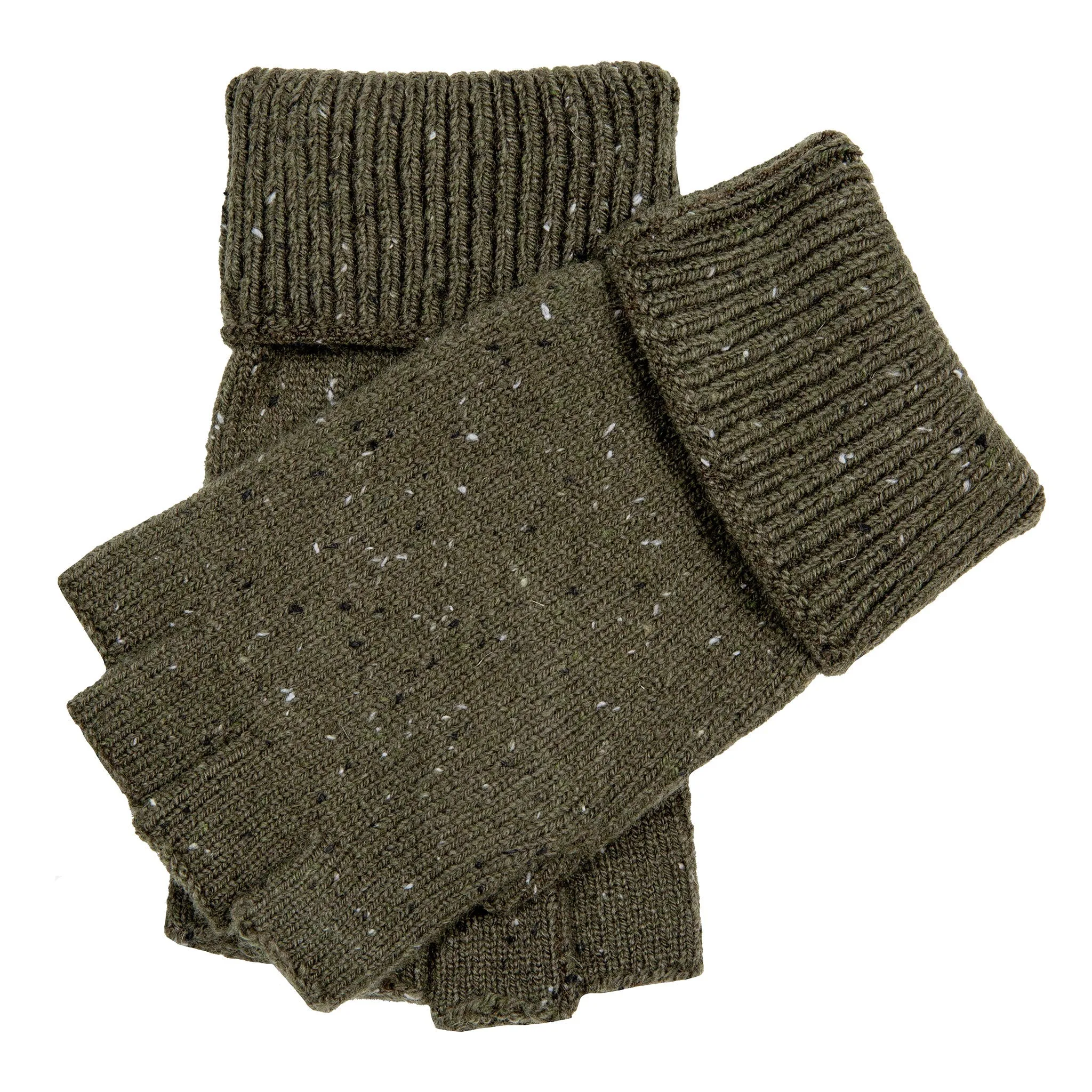 Dents Fingerless Knitted Glove with Cuff