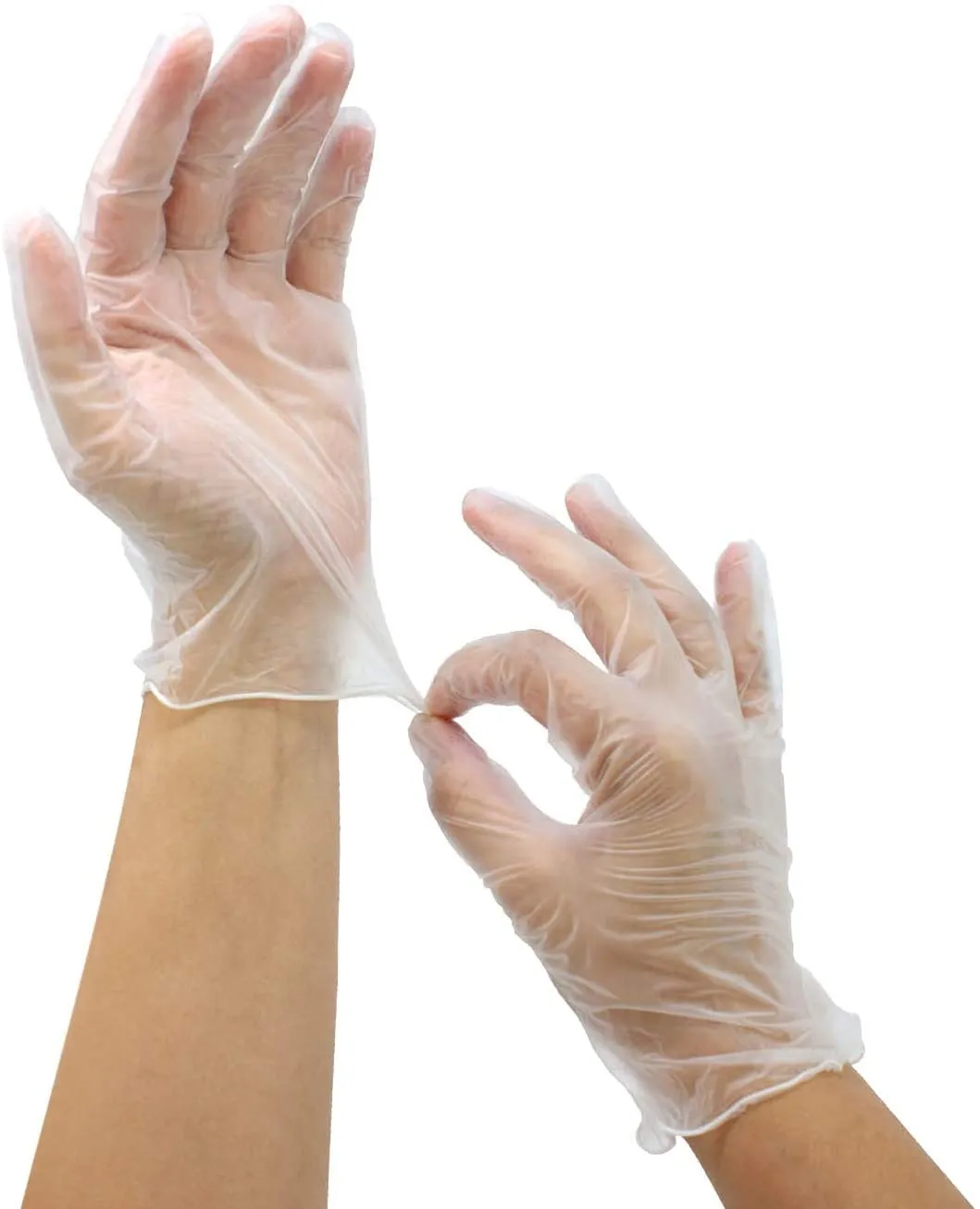 Disposable Vinyl Gloves, Multi-Purpose, Powder Free, OSFM (Pack of 1000)