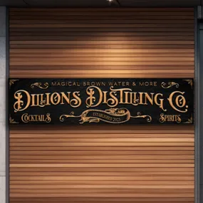 Distilling Business Exterior Bar Sign Personalized