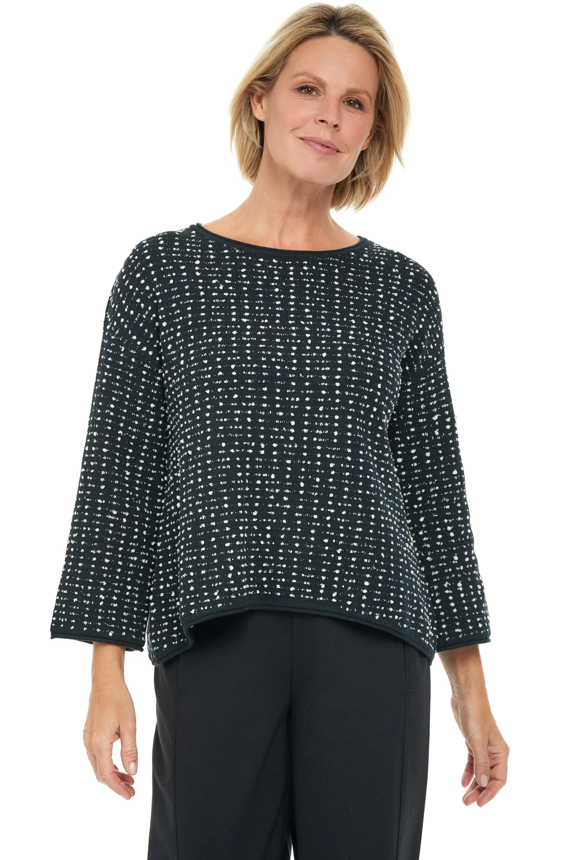 Dot Dash Swing Sweater