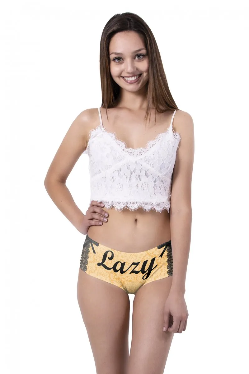 Ear Pantie - Lazy Leopard (6-10 UK Size)