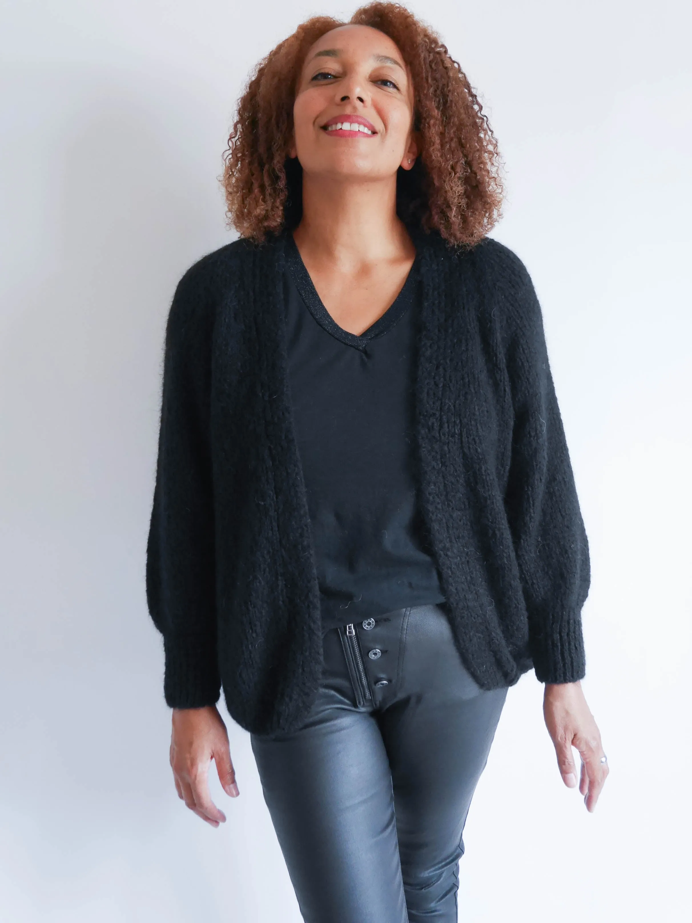 Elle Cardigan Black