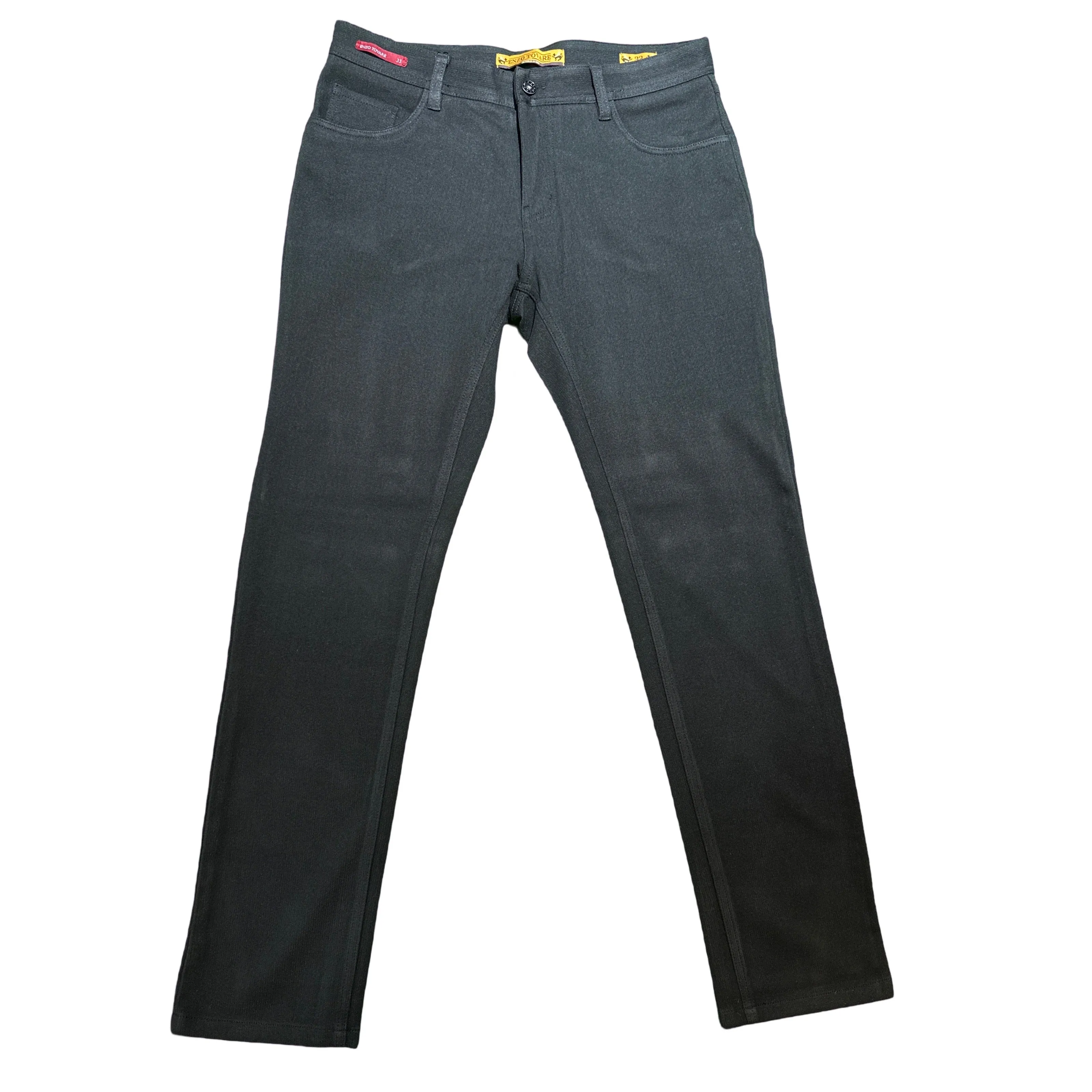 Enzo Alpha-383 Black High End Pants