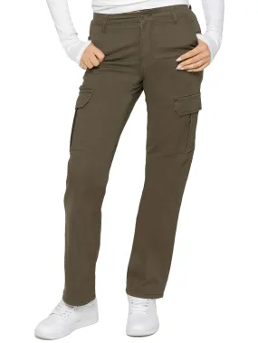 Enzo | Womens Stretch Cargo Jeans