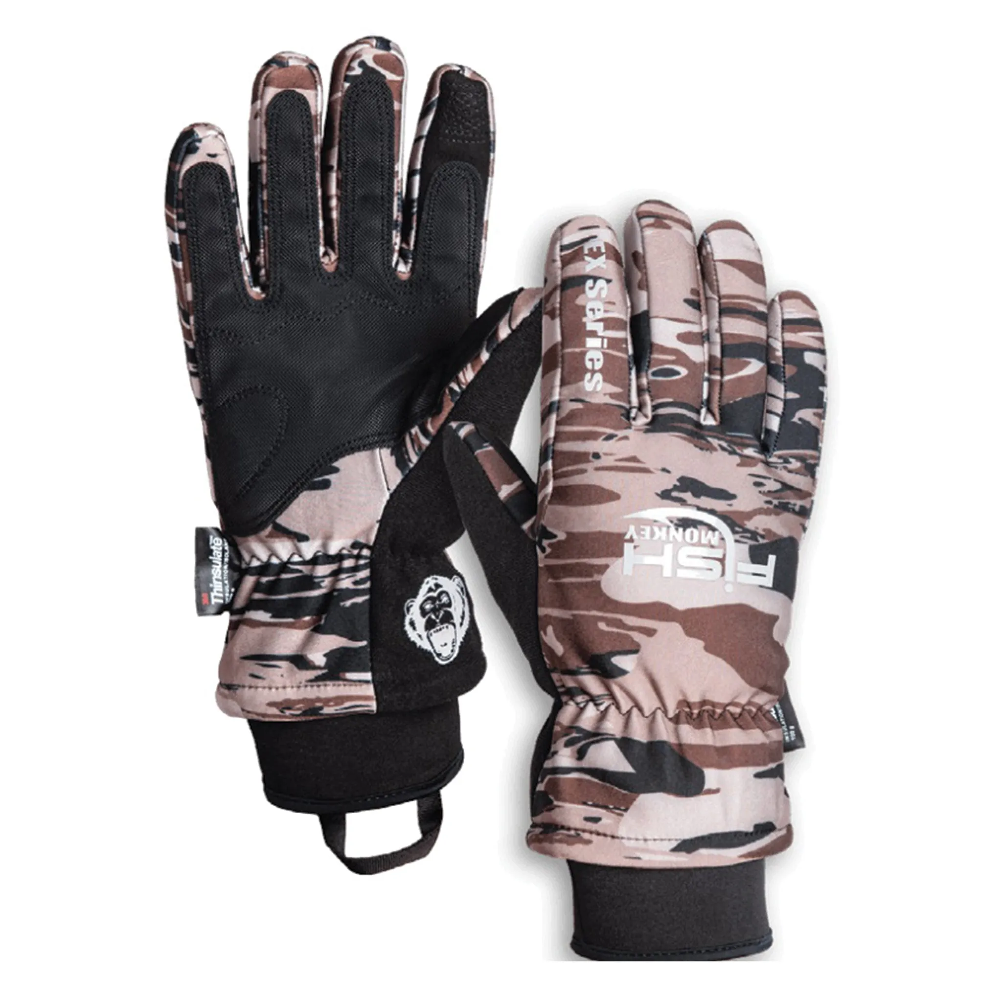 Fish Monkey FM31 Tundra EX Series Water Proof Premium Insulated Full Finger Fishing Glove