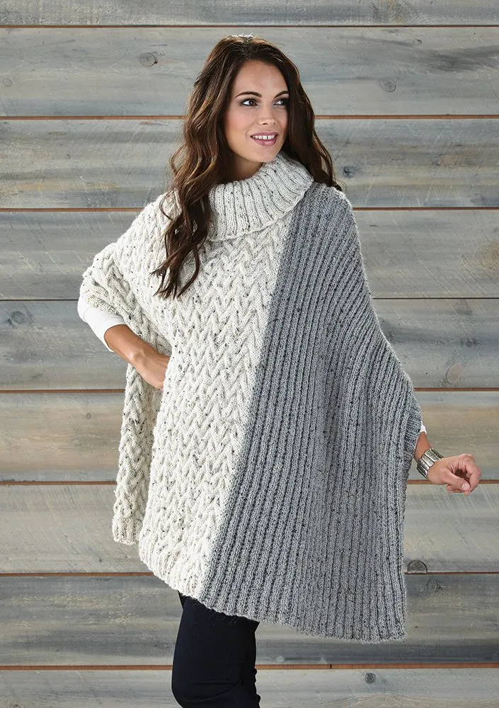 Free Two Tone Poncho Pattern