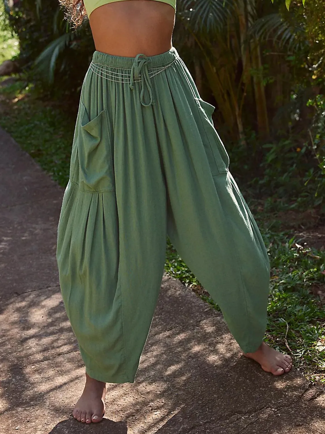 Full Size Wide Leg Pants with Pockets