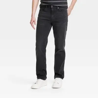 Goodfellow & Co Men's Mid Rise Straight Leg Straight Jeans Stretch