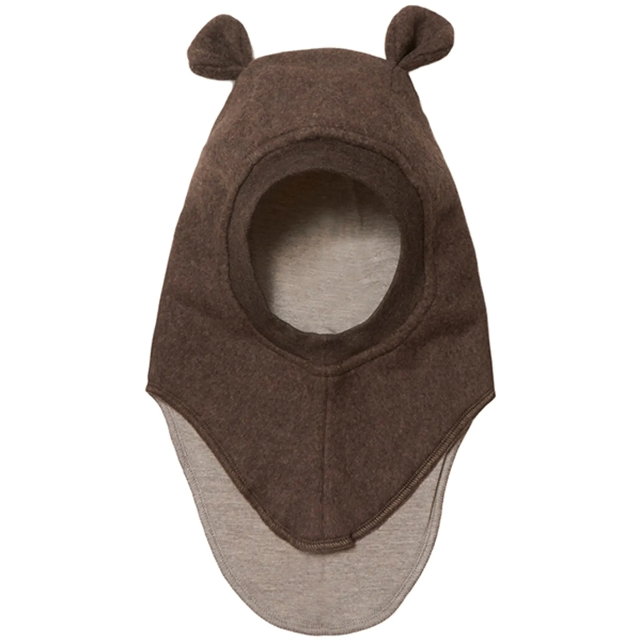 Huttelihut Plys Balaclava w. Ears Brown