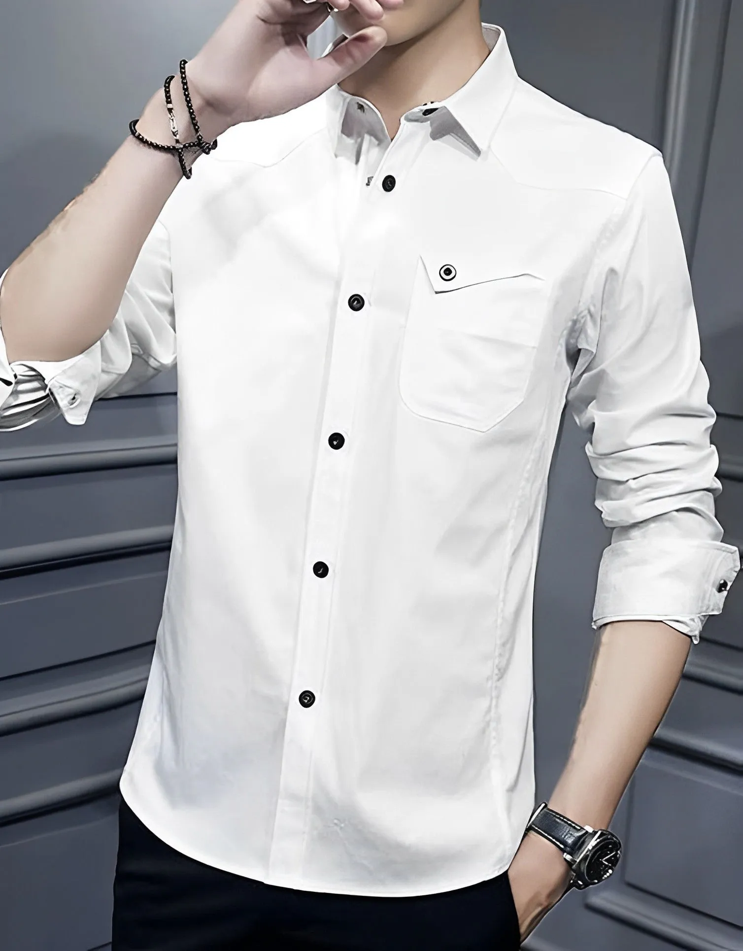 Italian Style Premium RFD White Shirt by Italian Vega®