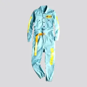 Jean men's jumpsuit overall