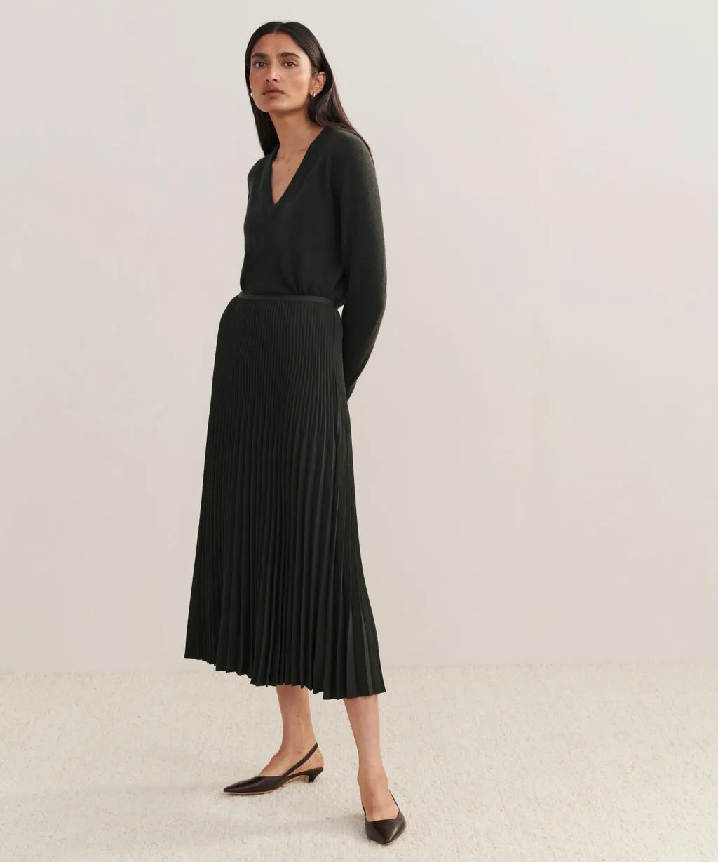 Jenni Kayne - Pleated Skirt in Forest