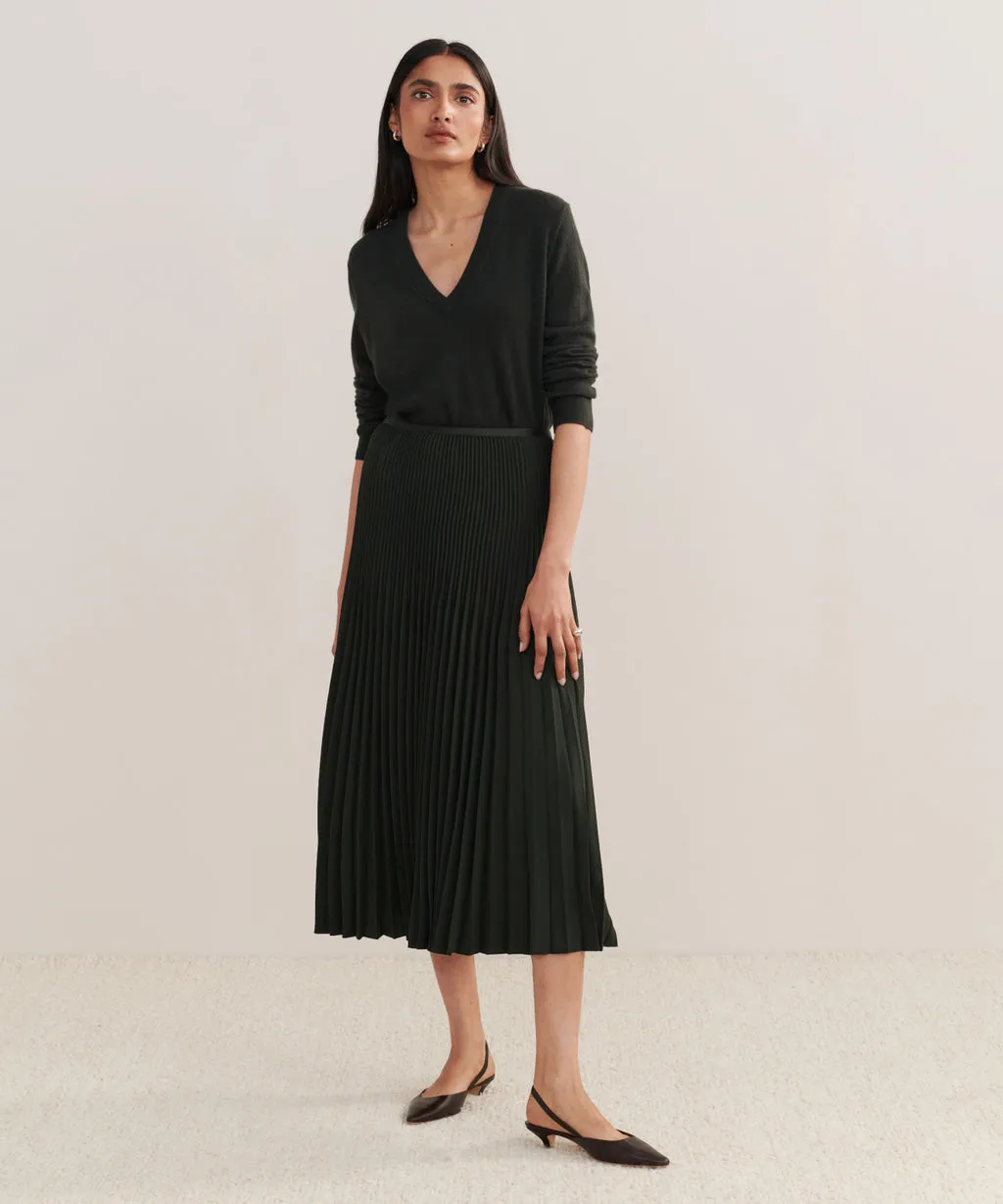 Jenni Kayne - Pleated Skirt in Forest